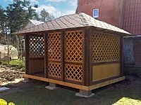 Прямоугольная беседка КАНТРИ