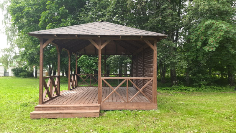 Прямоугольная беседка Флорида