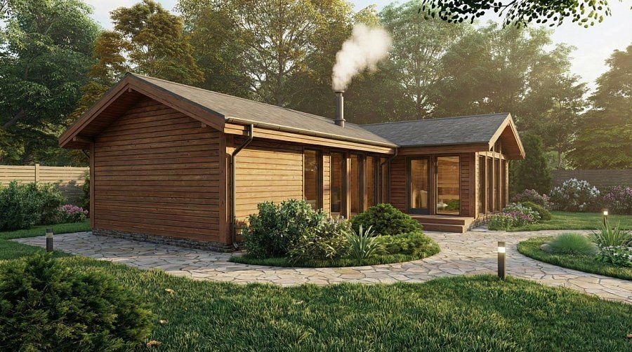 Баня с гостевой комнатой Сибирская