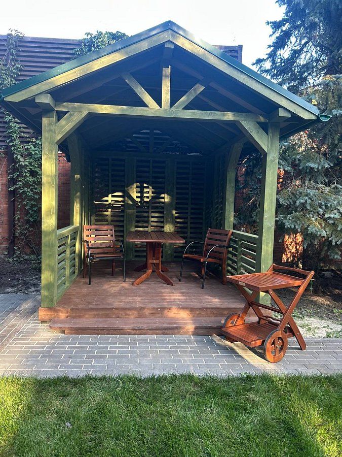 Прямоугольная беседка ЛОЗА