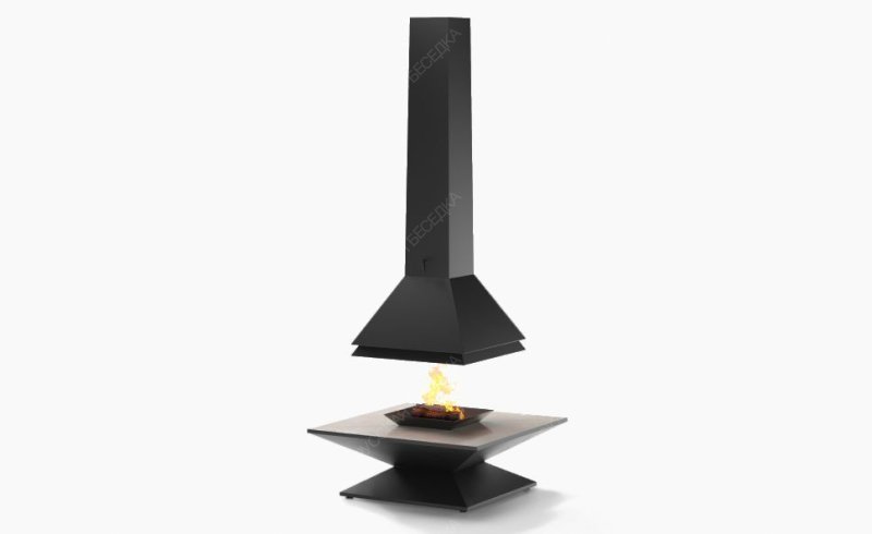 Панорамный подвесной камин CANDLE 123