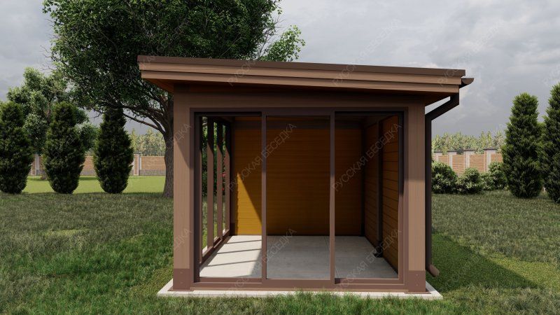 Застекленная беседка ЛИНГА