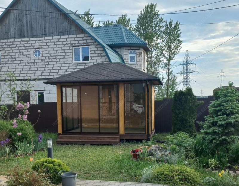 Застекленная беседка АННЭТ