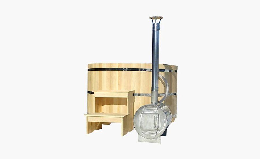 Фурако круглая с внутренней печью Kupel2 кедр 2х2х1.2