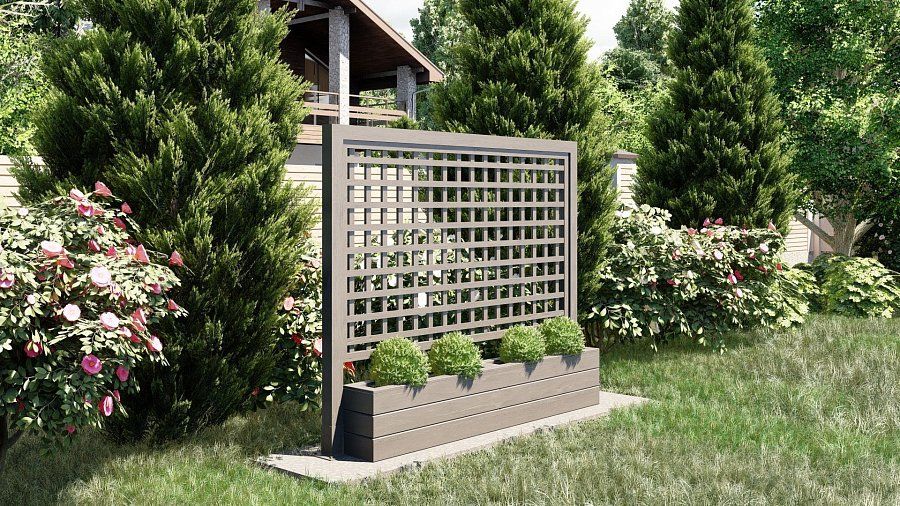 Деревянная шпалера Воронки