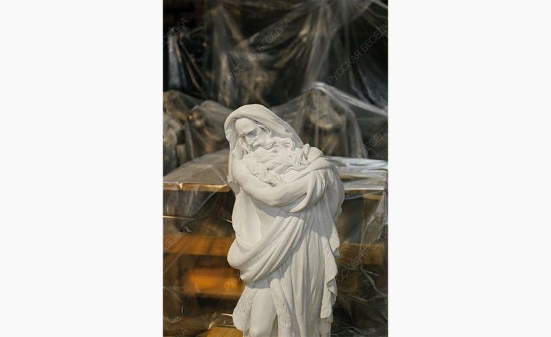 Скульптура Посейдона (белый)