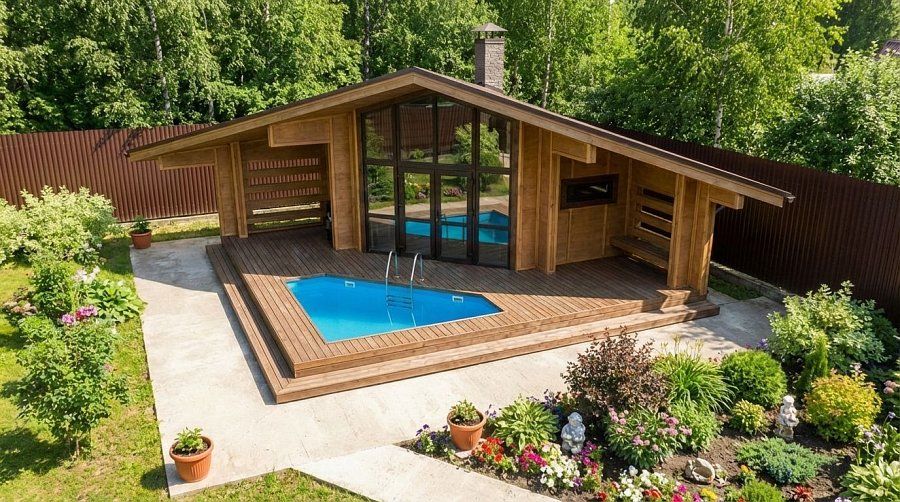 Угловая беседка Летний ветер