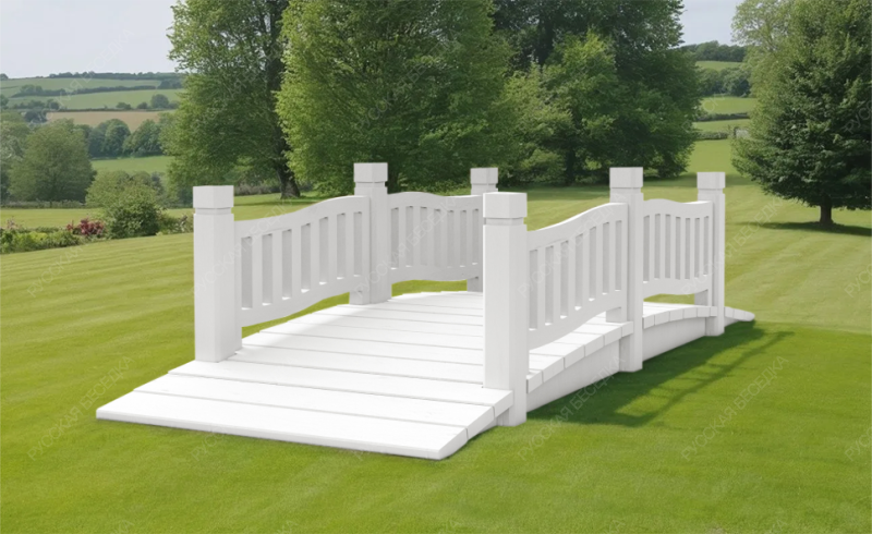 Декоративный мостик Луговая