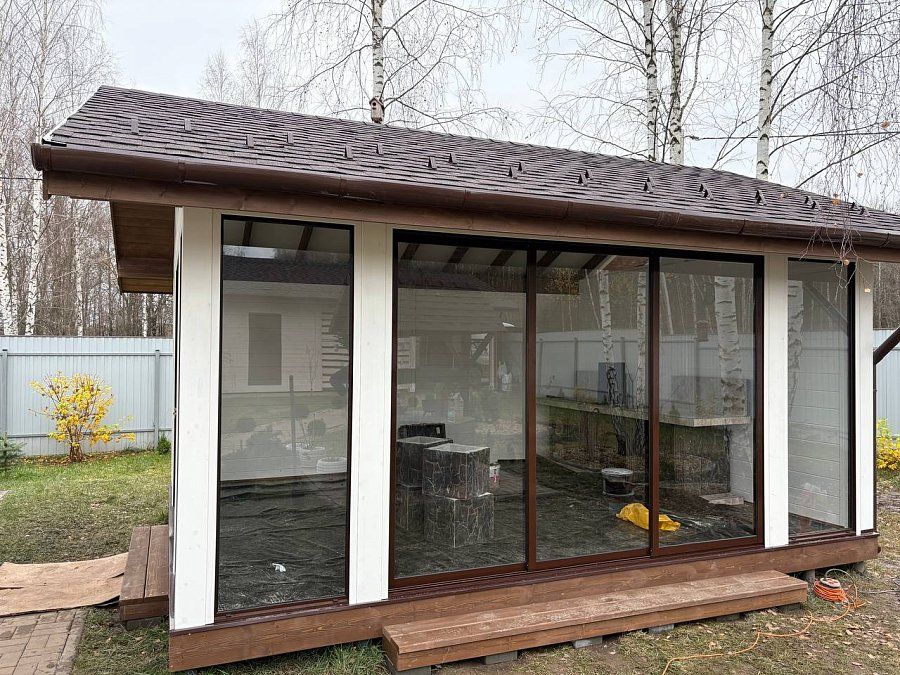 Застекленная беседка КАМПЕН 5х4