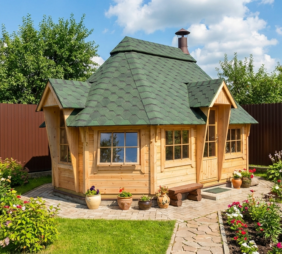 Гриль беседка Корабль